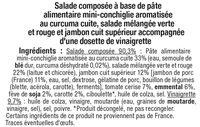 Salade Ptes Jambon Emmental Et Crudits Ingredients