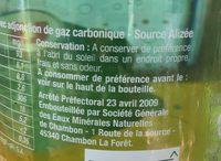 Eau Minrale Naturelle Extra Petillante Ingredients