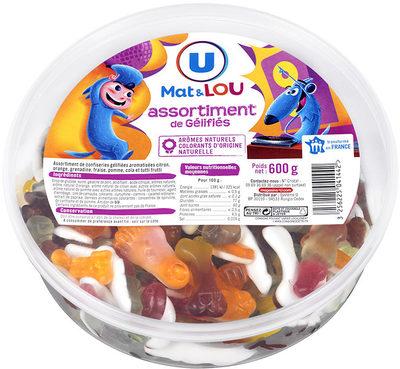 Assortiment Confiseries Glifies Aromatis.