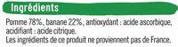 Gourdes Pomme-banane Sans Sucre Ajout Ingredients