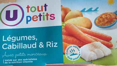 Lgumes, Cabillaud & Riz