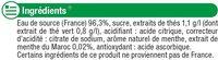 Boisson Au Th Th Vert Menthe Ingredients