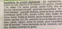 Bouillon De Lgumes Ingredients
