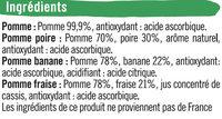 Gourdes 4 Parfums Sans Sucre Ajout Ingredients