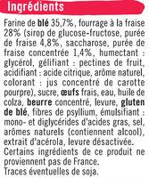 Briochettes Fourres Fraise Ingredients