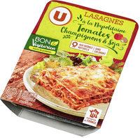 Lasagnes Vgtariennes Aux Tomates, Champignons Et Protines De Soja Report Card