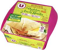 Burger, Galette Aux Fves, Cheddar Et Sauce Curry Massala, Report Card