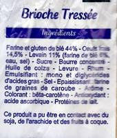 Brioche Tresse Au Levain Ingredients