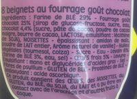 8 Pitch Beignets Got Chocolat Ingredients