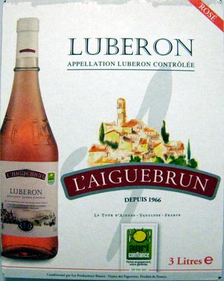Vin Ros L'Aiguebrun  Appellation Lubron Contrle 3L