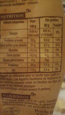 Abondance Au Lait Cru AOC