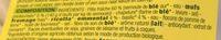 Ravioli Emmental Basilic Bio Ingredients