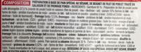 Chicken Burger Ingredients