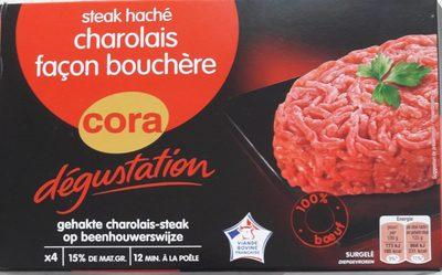 4 Steaks Hachs De Charolais Faon Bouchre 15% MG