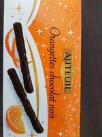 Orangettes Chocolat Noir Report Card