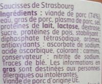 Mini Knacks, Pur Porc (33 Saucisses Environ) Ingredients