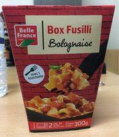 Box Fusilli Bolognaise Report Card