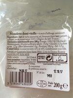 Mimolette Demi-vieille (24% MG) Report Card