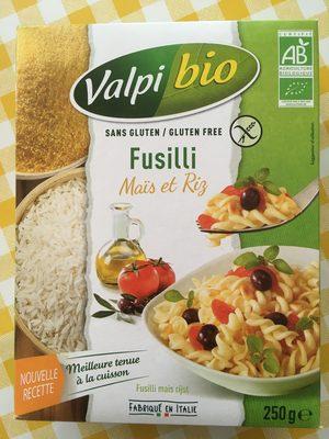 FUSILLI MAIS RIZ SANS GLUTEN