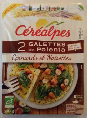 Galettes De Polenta Pinards Et Noisettes