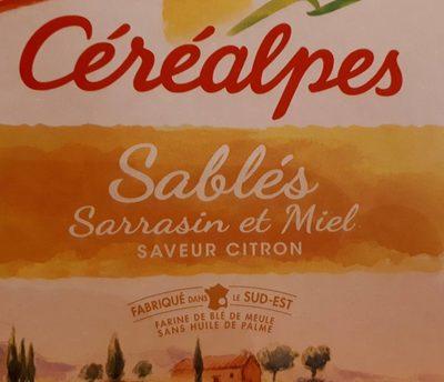Sabls Sarrasin Et Miel Saveur Citron