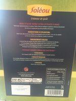 3L Huile Olive Vierge Extra Soleou Ingredients