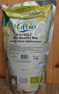 Ravioli Tofu-Basilic-Biologique Sauce Vgtarienne