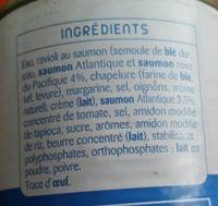 Ravioli Saumon Ingredients