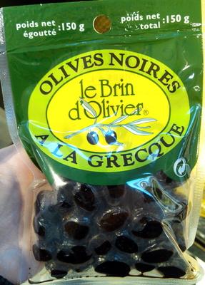 Olives Noires  La Grecque