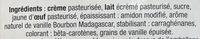 Prparation Pour Crme Brle  La Vanille Bourbon Ingredients