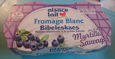Bibelskaes Fromage Blanc Sur Lit De Myrtilles Sauvages