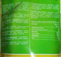 Bonbons Pastille Au Miel 120G Ingredients