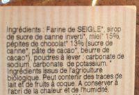 Pain Depice Au Miel Et Ppites De Chocolat Ingredients