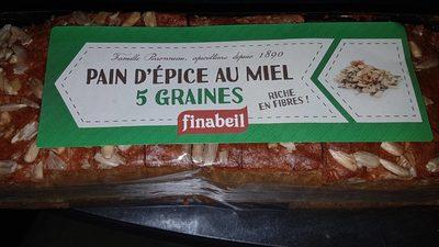 Pain D'pice Au Miel 5 Graines