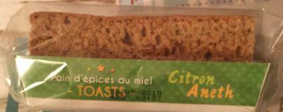 Toasts De Pain Dpices Au Miel Citron Aneth