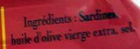 Sardines  L'huile D'olive Conntable Ingredients