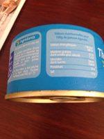 Thon Blanc Au Naturel Ingredients