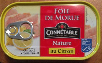 Foie De Morue Nature Au Citron