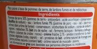 Tartiflette Aux Lardons Fums Ingredients