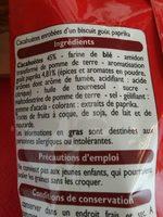 Cacahutes Enrobes Got Paprika Ingredients