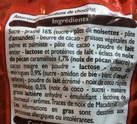 Papillotes Prestige Ingredients