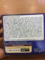 Collection Chocolats Gourmands Ingredients