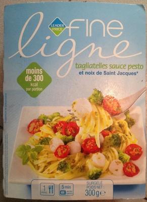 Tagliatelles Sauce Pesto Et Noix De Saint Jacques*, Surgel