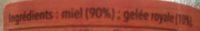 Prparation Au Miel  La Gele Royale Ingredients