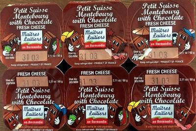 Petits Suisse Montebourg With Chocolate - Fresh Cheese