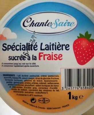 Spcialit Laitire Sucre  La Fraise
