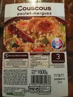 Couscous Poulet-merguez Report Card