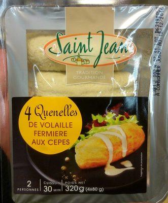 4 Quenelles De Volaille Fermire Aux Cpes