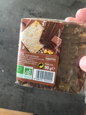 Galettes Fines Mais Et Riz Au Chocolat Au Lait