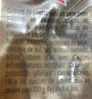 Mincs De Cuisse De Poulet Rti Extra Tendre Ingredients